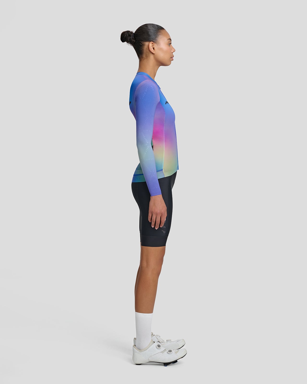 Women's Blurred Out Pro Hex LS Jersey 2.0