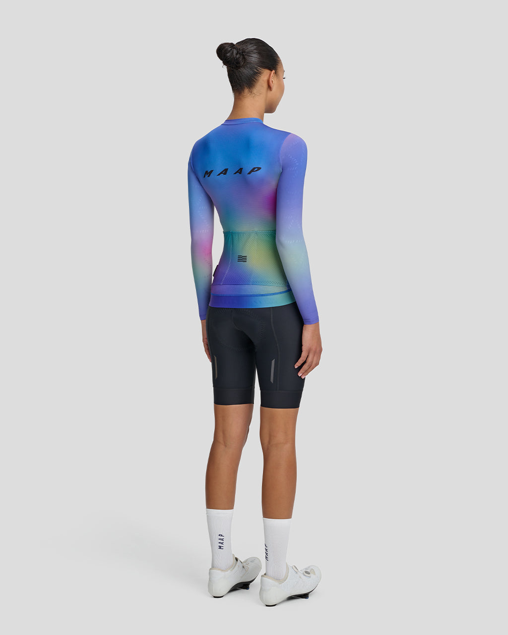 Women's Blurred Out Pro Hex LS Jersey 2.0